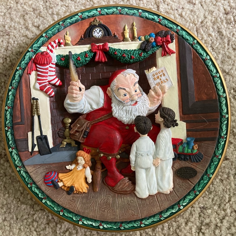 Norman Rockwell collectors plate